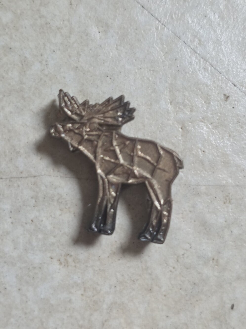 Little Unisex Resin Moose Pin / Brooch
